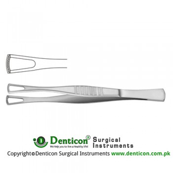 Duval Intestinal Forceps Stainless Steel, 14 cm - 5 1/2"